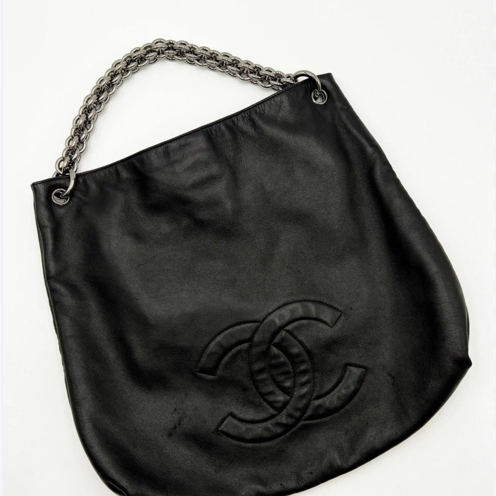 Chanel lambskin, vintage large, soft and hobo chain